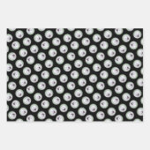 サモイ絵を描ズ白かわいいオリジナルペットドッグアート ラッピングペーパーシート (正面3)