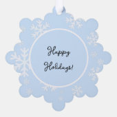 サモイ絵画ド子犬の写真 – かわいいオリジナルドッグアート オーナメントカード (裏面)