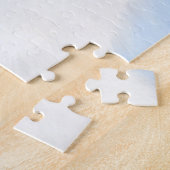 サモイ絵画ド子犬の写真 – かわいいオリジナルドッグアート ジグソーパズル (側面)