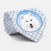 サモイ絵画ド子犬の写真 – かわいいオリジナルドッグアート ネクタイ (ロール)