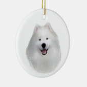 サモエイのテディ セラミックオーナメント (右)