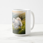 サモエイエレガントドコーヒーマグ コーヒーマグカップ (正面右)