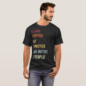 サモエイレトロドッグアンドコーヒー Tシャツ (正面フル)