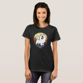 サモエイヴィンテージおもしろいサモエイ飼い主ドッグ恋人 Tシャツ (正面フル)