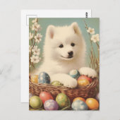 サモエイヴィンテージ復活祭 ポストカード (正面/裏面)