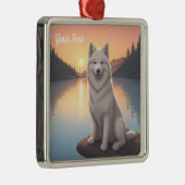 サモエイ湖 メタルオーナメント (右)