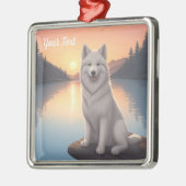 サモエイ湖 メタルオーナメント (左)