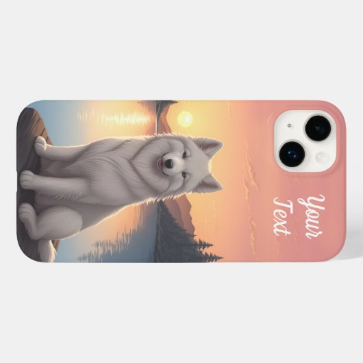 サモエイ湖 Case-Mate iPhoneケース (裏面 (横))