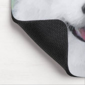 サモエイ絵画ズ – かわいいオリジナルドッグアート マウスパッド (コーナー)