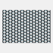 サモエイ絵画ズ – かわいいオリジナルドッグアート ラッピングペーパーシート (正面3)