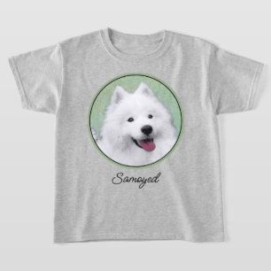 サモエイ絵画ズ – かわいいオリジナルドッグアート Tシャツ