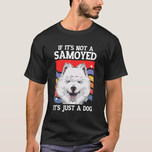 サモエドドグサモエズ犬のオーナーサモエイだ Tシャツ (正面)