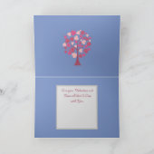 サモエド5x7フォールデッドバレンタインカードパーソナライズされた! シーズンカード (内部)