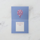 サモエド5x7フォールデッドバレンタインカードパーソナライズされた! シーズンカード (内部)