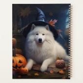 サモエド かぼちゃ ハロウィン おばけ プランナー手帳 (裏面)