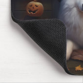 サモエド かぼちゃ ハロウィン おばけ マウスパッド (コーナー)