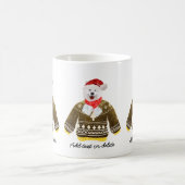 サモエド クリスマス おもしろセーター イヌ コーヒーマグカップ (中央)