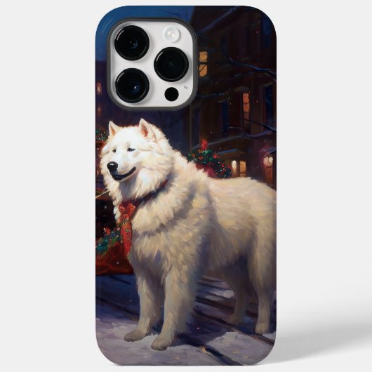 サモエド クリスマス Case-Mate iPhoneケース (裏面)
