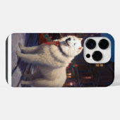 サモエド クリスマス iPhoneケース (裏面横)