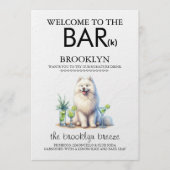 サモエド バー メニュー (正面)