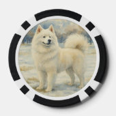 サモエド ポーカーチップ (裏面)