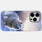 サモエド 雪を降らせて クリスマス Case-Mate iPhoneケース (裏面 (横))