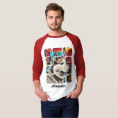 サモエドTシャツ Tシャツ (正面フル)