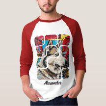 サモエドTシャツ