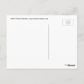 サモエードドッグはがき ポストカード (裏面)