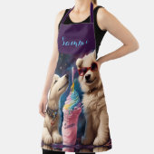 サモクールイド子犬この世界ミルクシェイク エプロン (インサイチュ)
