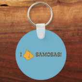 サモサスが大好き キーホルダー (正面)