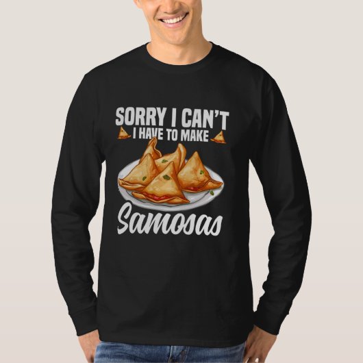 サモサメーカーサモサグルメインディアン野菜 Tシャツ (正面)