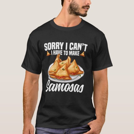 サモサメーカーサモサグルメインディアン野菜 Tシャツ (正面)