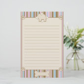 サモストライプのイド文房具 便箋 (スタンド正面)