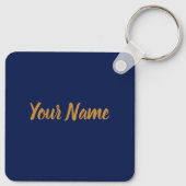 サモス島インギリシャのレトロヴィンテージ休暇 キーホルダー (裏面)