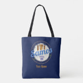 サモス島インギリシャのレトロヴィンテージ休暇 トートバッグ (裏面)