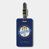 サモス島インギリシャのレトロヴィンテージ休暇 ラゲッジタグ (正面縦)