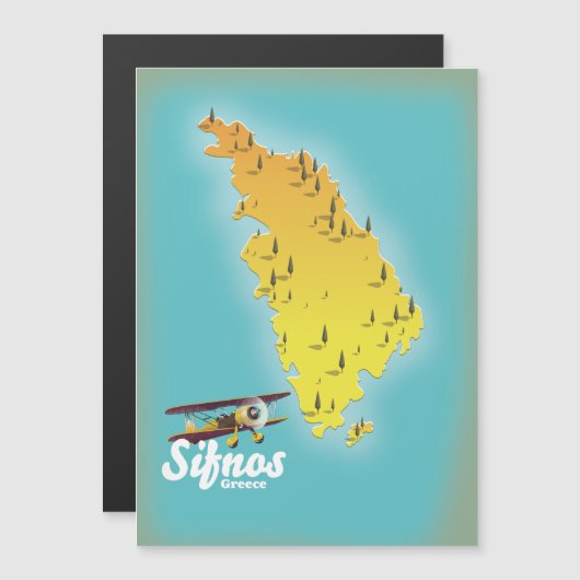 サモス ギリシャ島の地図 (正面/裏面)