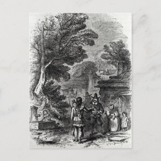 サモセット、インディアン ポストカード (正面)