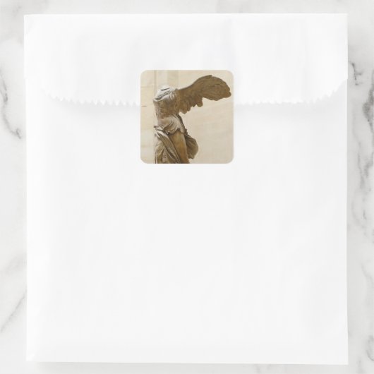 サモ人種の翼のある勝利 スクエアシール (バッグ)