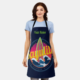 サユリタメキシコサーファーヴィンテージウェーブサンセットビグウェブ エプロン