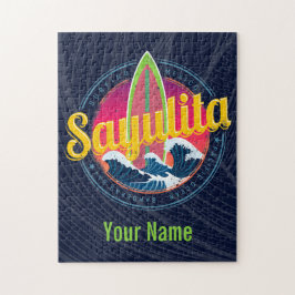 サユリタメキシコサーファーヴィンテージウェーブサンセットビグウェブ ジグソーパズル