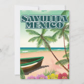 サユリータ メキシコ ビーチポスター セーブザデート (正面)
