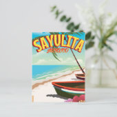 サユリータ メキシコ 旅行ポスター ポストカード (スタンド正面)