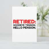 サヨナイテ退職したンションハローペンション サンキューカード (スタンド正面)