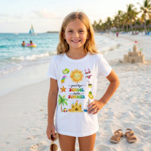 サヨナラ学校 こんにちは夏のパーティTシャツ