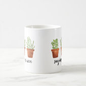 サヨナラSucca 3多肉植物 コーヒーマグカップ (中央)