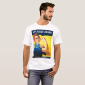 サラあなたのの上のリベッター、オバマ、 Tシャツ (正面フル)