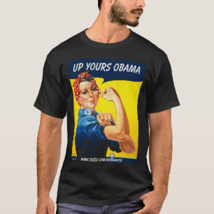 サラあなたのの上のリベッター、カスタマイズオバマ、- Tシャツ