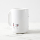 サラおよびキャサリン コーヒーマグカップ (正面左)